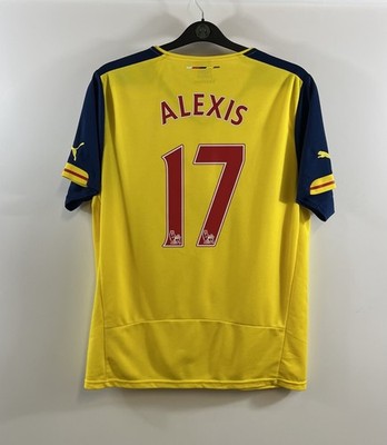 Arsenal Alexis 17 Auswärts Fußballtrikot 2014/15 Erwachsene Large Puma G130