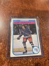1982 O-Pee-Chee Ron Duguay New York Rangers #221