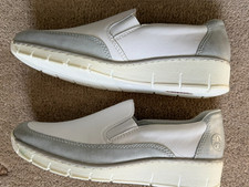Reiker women slipon white trainers, size 41, new