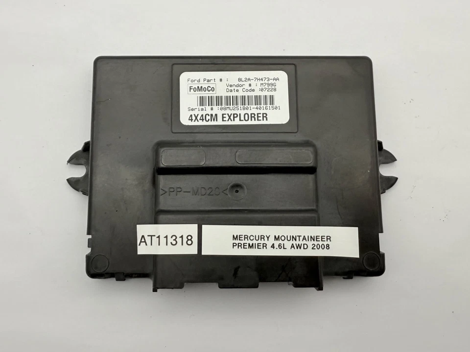 Unidad de módulo de control de caja de transferencia OEM 05-10 Mercury Mountaineer Ford Explorer Foto 3 de 4