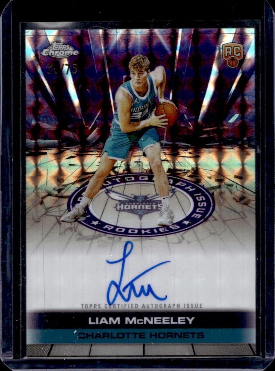 2025-26 Topps Chrome Liam McNeeley Auto Rookie Geometric Purple