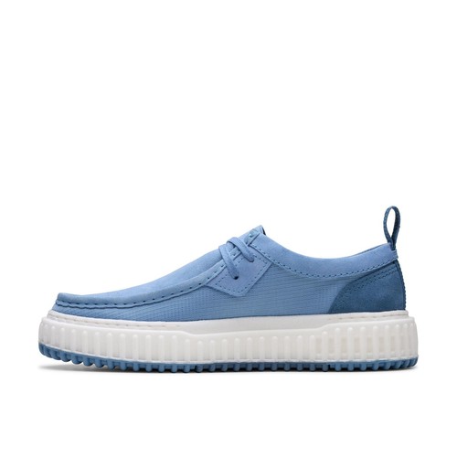 Zapatos informales Clarks Torlite Lo de gamuza azul para hombre - Imagen 2 de 5