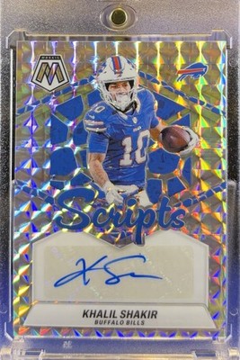 2024 Panini Mosaic   - Scripts - Khalil Shakir #SC-KSH (AU)   