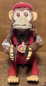 Vintage 1950's HSIN CHI Toys Jolly Monkey / Non Working / As Is