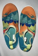Speedo Kids' Splash and Sun Bootie Dino Scales Water Swim Shoes Size XL 11-12