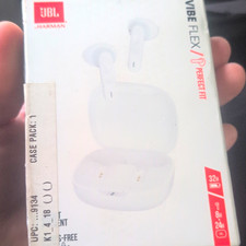 JBL Vibe Flex True Wireless Bluetooth In-Ear Earbuds Deep Bass White