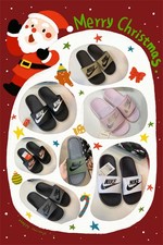 NEW Kids Sandals Slippers Benassi Sliders JDI Pool Flip Flops Beach Hot UK Sale