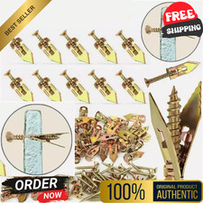 Self-Drilling Anchors with Screws Set Drywall Anchor Expansion Dowels