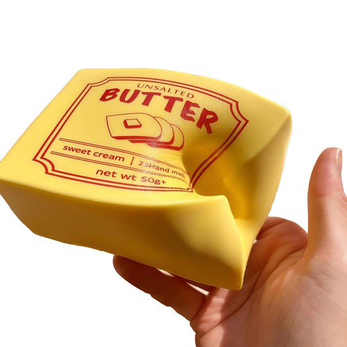 Butter Quetschspielzeug 4x4x14cm PU Langsam Steigendes Fidget Toys