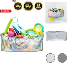 Bath Toy Organizer Corner Storage Mesh Drying Kids Kids Bathroom