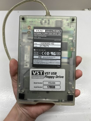 VST USB Bondi Blue Floppy Disk Drive FD-05PU, FDUSB, PC + MAC - 第 4/5 張圖片