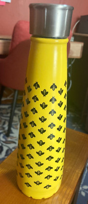 Sip by Swell Water Tumbler Bottle Yellow BUMBLE BEES Stainless Steel 15oz
