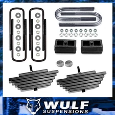 WULF 3" Front 2" Rear Leveling Mini Leaf Lift Kit For 00-05 Ford Excursion 4X4