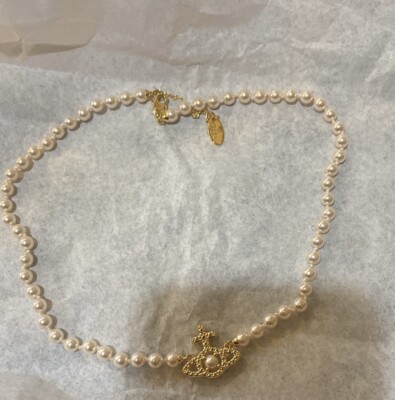 VivienneWestwood OLYMPIA PEARL ネックレス Vivienne Westwood Olympia Pearl Pendant Necklace | Silver