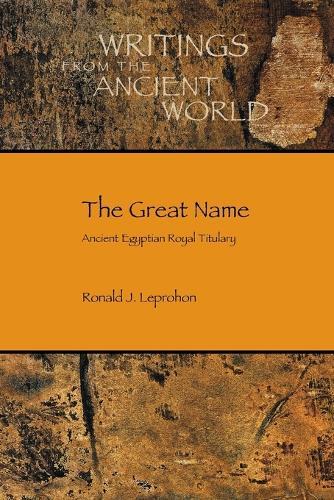 Thumbnail - Ronald J. Leprohon The Great Name (taschenbuch) (us Import)