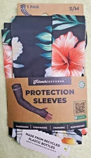Farmer's Defense Protective Gardening Sleeves Tropical Flower UV - S/M