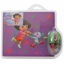 Mouse Computer Non-slip Laptop Mousepad Desk Dora the Explorer Kit Sakar Optical