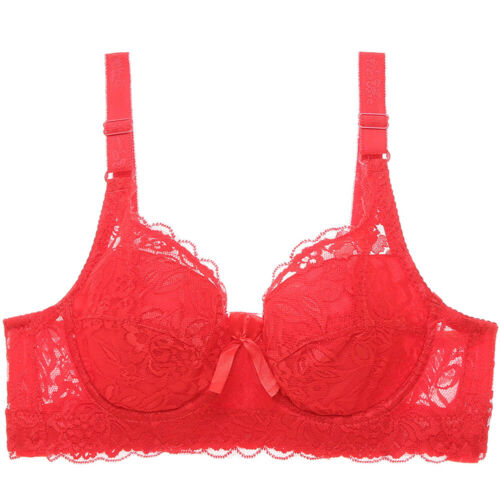 Plus Band Reggiseno Donna Morbido Ferretto Reggiseno Pizzo Miss Brassiere Sissy Sexy Lingerie - Foto 5 di 21