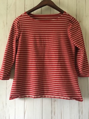 red and white striped tee shirt womens