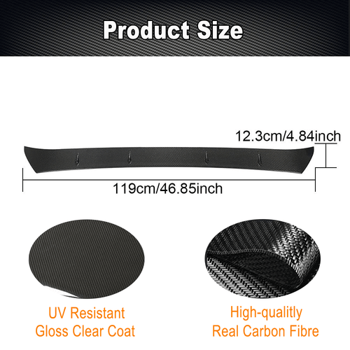 Carbon Spoiler Lippe Heckspoiler Hecklippe Passt für Toyota GR86 Subaru BRZ 22UP - Picture 8 of 13