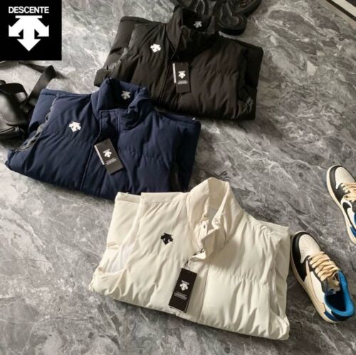 Descente Cotton Vest Men Fall Winter Sports Casual Warm Waterproof - Picture 4 of 9