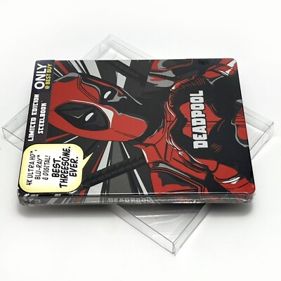 Deadpool (2016) 4K Ultra HD Blu-ray Best Buy US Release RARE STEELBOOK   A++