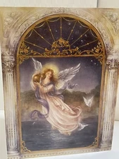 Angel Get Well Greeting Card Angel of Purity ( Lena Liu Art)