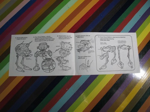 vtg 1980s ESB Star Wars ephemera - toy instruction manuals, stickers, insert - Picture 72 of 199