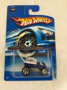 Hot wheels 2006 #151 Radio Flyer Wagon error no RF tampo ...