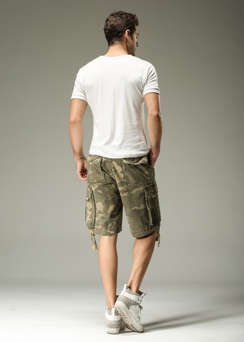 Pantalones Cortos de Trabajo de Carga Fox Jeans para Hombre Elton Informales del Ejército TALLA 32-44 - Imagen 14 de 64