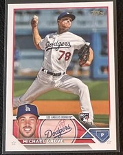 2023 Topps Series 1 Michael Grove (RC) - Los Angeles Dodgers