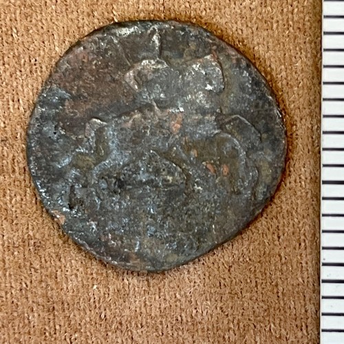 1790 1 KOPEK OLD RUSSIAN IMPERIAL COIN EKATERINA ORIGINAL. Not cleaned