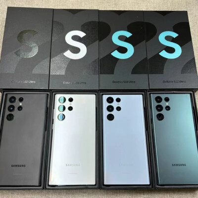 NEW SEALED SAMSUNG GALAXY S22 ULTRA 5G 6.8 in UNLOCKED Fingerprint Android phone