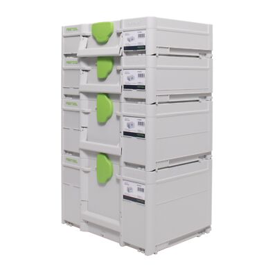 Festool Systainer Set SYS3 M 237 / SYS3 M 112 / SYS3 M 137 / SYS3 M 187 Koffer
