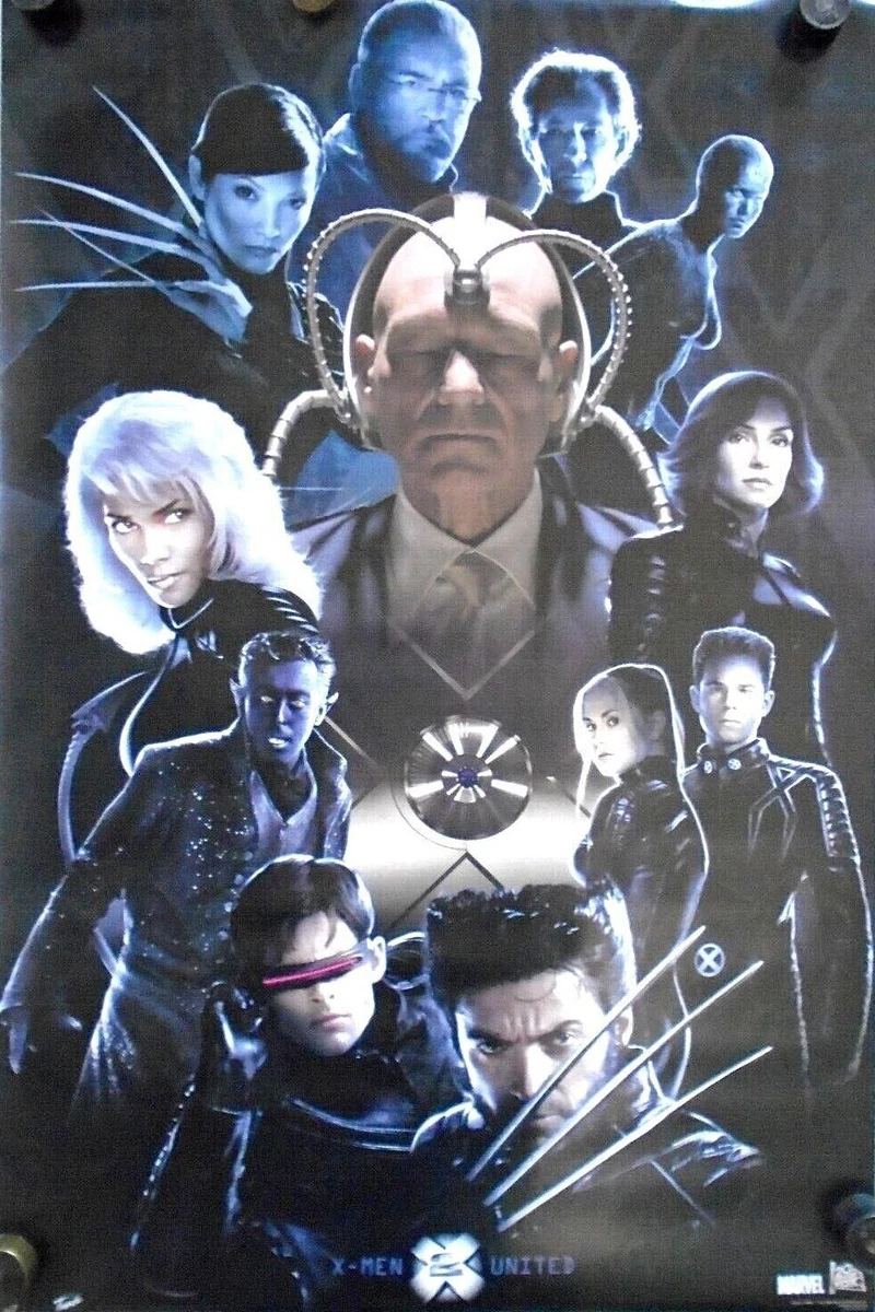 X-MEN 2 - POSTER ( UNITED) #2692 / Exc.+ new cond. "2003" Marvel 22 3/8 X  34" | eBay