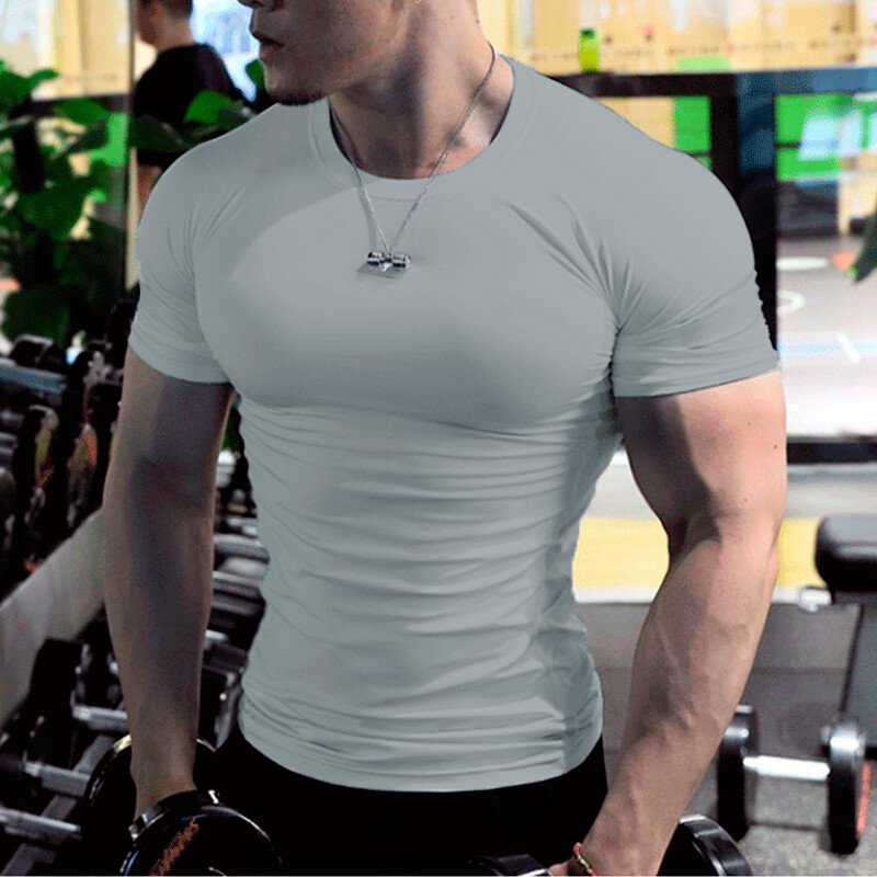 man in tight shirt