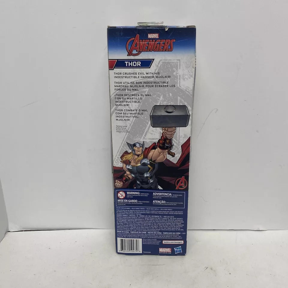 Figura de acción Hasbro 2016 Marvel Avengers Titan Hero Series THOR 12" Foto 3 de 4