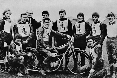 COVENTRY BEES 1971 SPEEDWAY TEAM PHOTOGRAPH UK