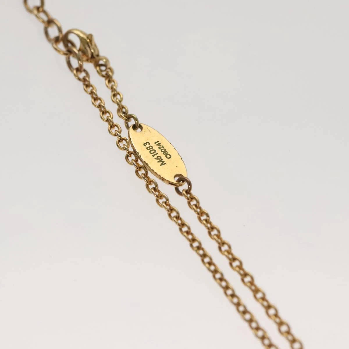 LOUIS VUITTON（LV） Collana LOUIS VUITTON Essential V oro M61083 LV originale bs24152