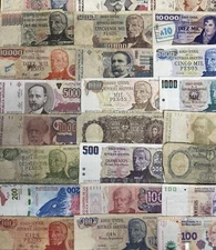 ARGENTINE PESO / CENTAVOS BANKNOTES - CHOICE OF STYLE & BANKNOTE - ARGENTINA