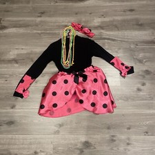 Cooles Faschingskostüm Karneval Hippie mit Stirnband Neuwertig Gr. 6-7 J. Top