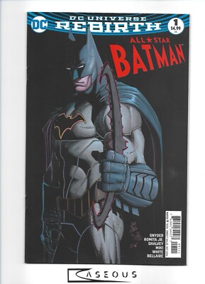 All Star Batman #1 - DCU Rebirth 2016 - Retail Trade Cover - John Romita Jr