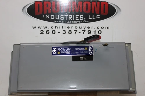 SQUARE D QMB DISCONNECT SWITCH QMB-324 200 AMP 240 VAC 60 HP 3-PHASE