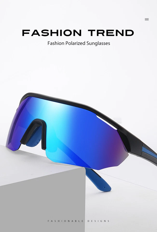 Gafas de sol deportivas polarizadas para hombres mujeres jóvenes béisbol ciclismo correr conducción Foto 2 de 4