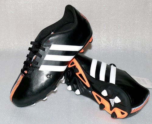 adidas B40159 11 Nova FG J Leder Fußball schuhe Soccer 38 2/3 UK5,5 Schwarz Weiß - Bild 8 von 12