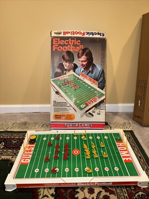 80s Vintage 500  Tudor Electric Football Game Original Almost Complete Works