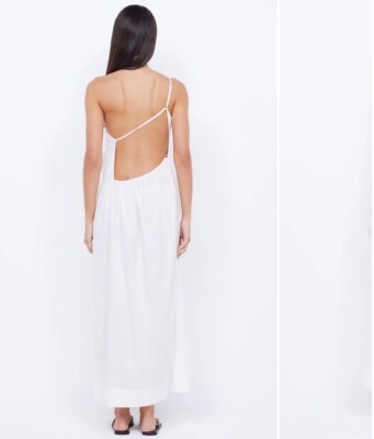 Bec + Bridge Lennox One Shoulder Crisp Cotton Maxi Dress White-Ivory Size 4 | eBay Bec + Bridge Lennox One Shoulder Crisp Cotton Maxi Dress White-Ivory Size 4 | eBay