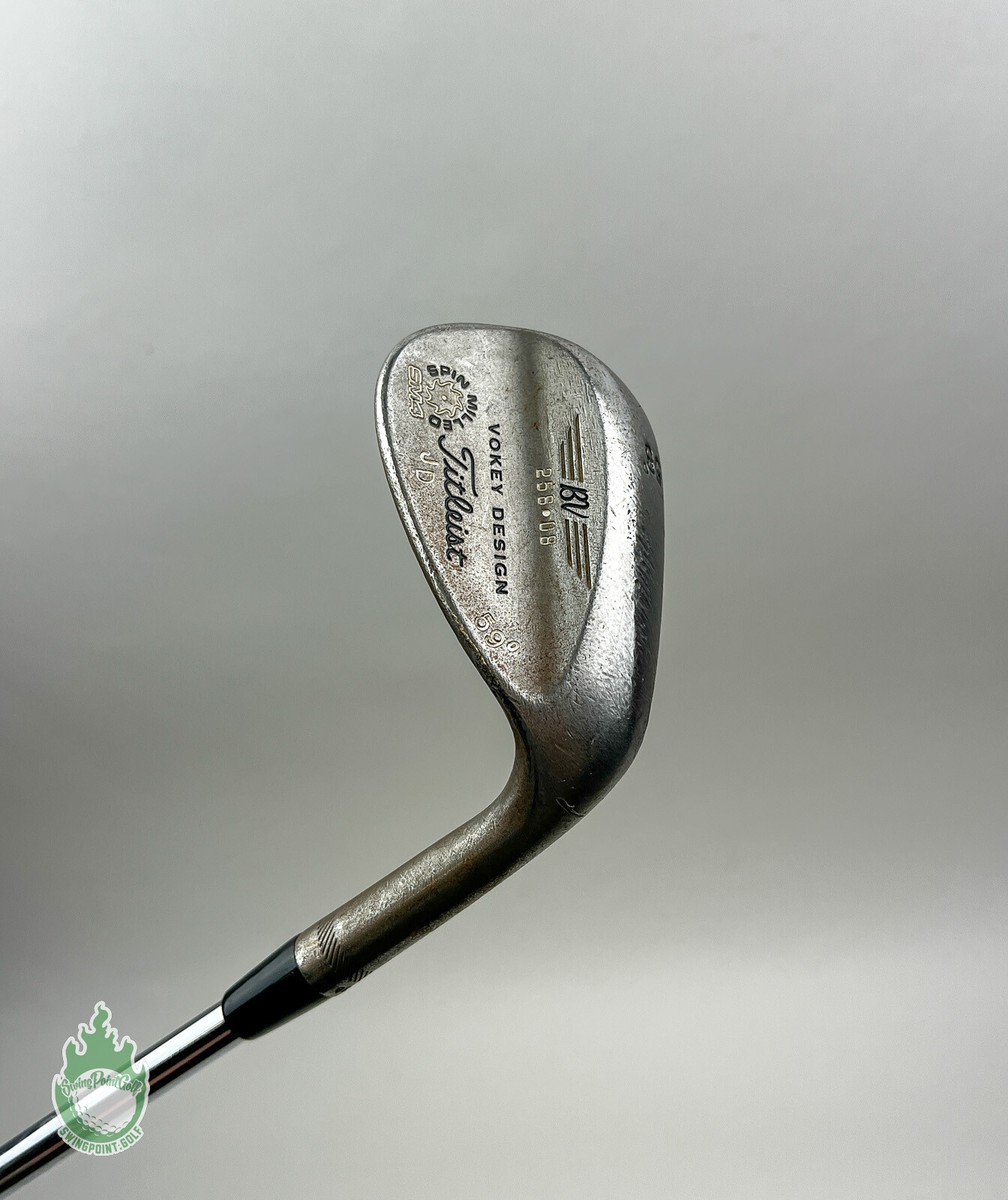 RAW Titleist BV Vokey Design 58° Sand Wedge Stiff Steel Shaft Golf Pride Grip RAW Titleist BV Vokey Design 58° Sand Wedge Stiff Steel Shaft Golf Pride Grip