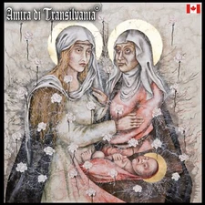 religious art sacred painting contemporary saint women portrait jesus christ kid