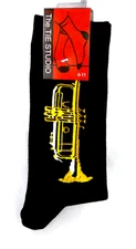 Trumpet Socks by Tie Studio - Music Themed Gifts - Trumpet Gift for Trumpet...